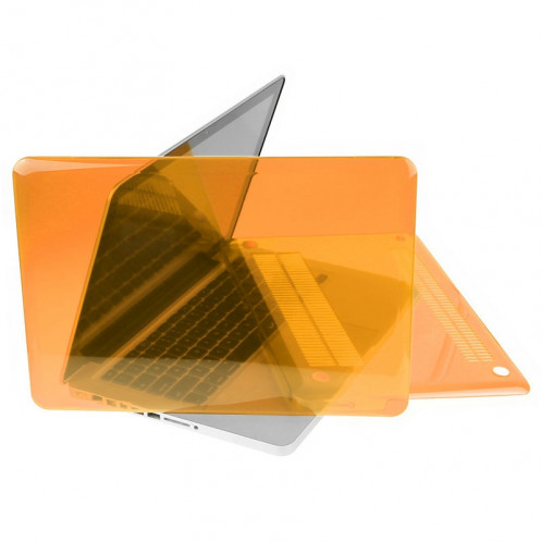 ENKAY pour Macbook Pro 13,3 pouces (version US) / A1278 Hat-Prince 3 en 1 Crystal Hard Shell Housse de protection en plastique avec clavier de protection et prise de poussière de port (Orange) SE903E1047-010