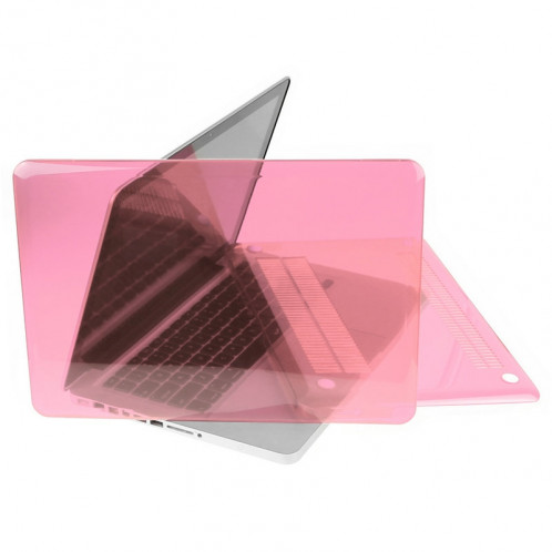 ENKAY pour Macbook Pro 13,3 pouces (US Version) / A1278 Chapeau-Prince 3 en 1 Crystal Hard Shell Housse de protection en plastique avec Keyboard Guard & Port poussière Plug (rose) SE903F831-010