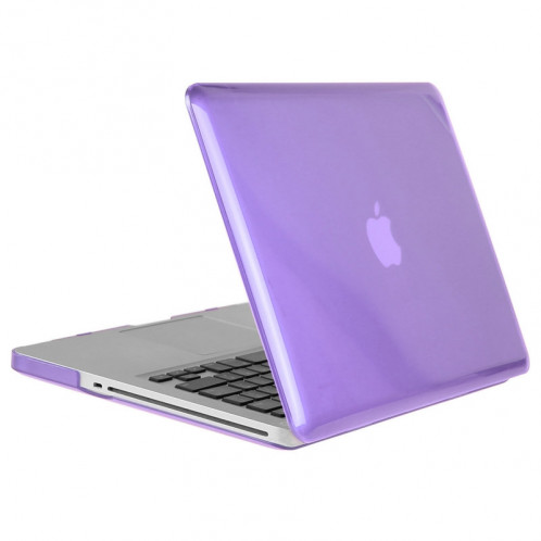 ENKAY pour Macbook Pro 13.3 pouces (US Version) / A1278 Chapeau-Prince 3 en 1 Crystal Hard Shell Housse de protection en plastique avec Keyboard Guard & Port poussière Plug (Violet) SE903P36-010