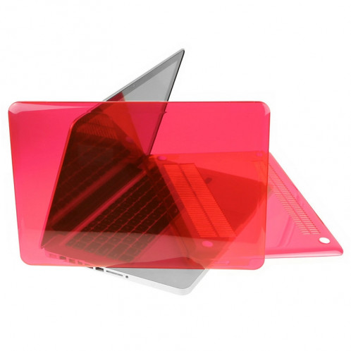 ENKAY pour Macbook Pro 13.3 pouces (US Version) / A1278 Chapeau-Prince 3 en 1 Crystal Hard Shell Housse de protection en plastique avec clavier de garde & Port poussière Plug (rouge) SE903R951-010