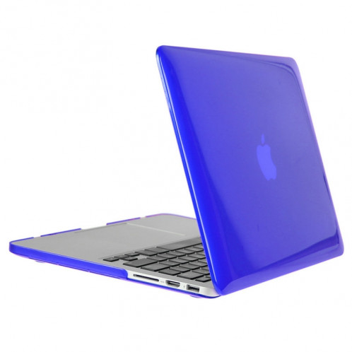 ENKAY pour Macbook Pro Retina 13,3 pouces (version US) / A1425 / A1502 Hat-Prince 3 en 1 Crystal Hard Shell étui de protection en plastique avec clavier de protection et prise de poussière de port (bleu foncé) SE904D678-010