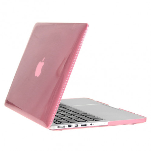 ENKAY pour Macbook Pro Retina 13,3 pouces (version US) / A1425 / A1502 Chapeau-Prince 3 en 1 Crystal Hard Shell Housse de protection en plastique avec clavier de protection et bouchon de poussière Port (rose) SE904F1880-010