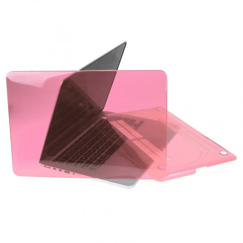 ENKAY pour Macbook Pro Retina 13,3 pouces (version US) / A1425 / A1502 Chapeau-Prince 3 en 1 Crystal Hard Shell Housse de protection en plastique avec clavier de protection et bouchon de poussière Port (rose) SE904F1880-010