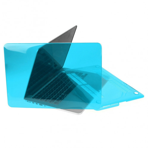 ENKAY pour Macbook Pro Retina 13,3 pouces (version US) / A1425 / A1502 Chapeau-Prince 3 en 1 Crystal Hard Shell Housse de protection en plastique avec clavier de protection et prise de poussière de port (Bleu) SE904L1208-010