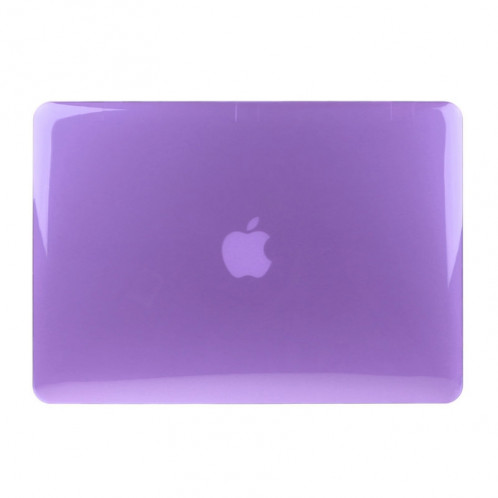 ENKAY pour Macbook Pro Retina 13,3 pouces (version US) / A1425 / A1502 Chapeau-Prince 3 en 1 Crystal Hard Shell Housse de protection en plastique avec clavier de protection et prise de poussière port (Violet) SE904P237-010