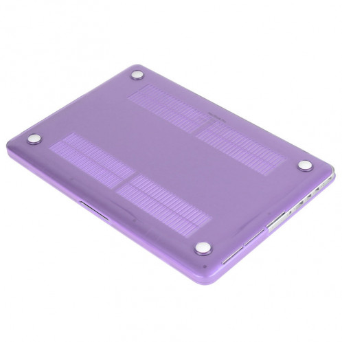 ENKAY pour Macbook Pro Retina 13,3 pouces (version US) / A1425 / A1502 Chapeau-Prince 3 en 1 Crystal Hard Shell Housse de protection en plastique avec clavier de protection et prise de poussière port (Violet) SE904P237-010