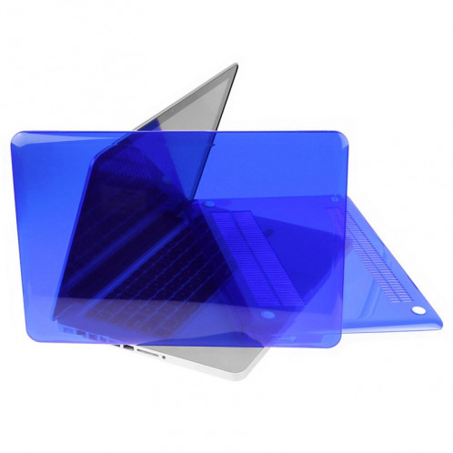 ENKAY pour Macbook Pro 15,4 pouces (version US) / A1286 Hat-Prince 3 en 1 Crystal Hard Shell Housse de protection en plastique avec clavier de protection et prise de poussière de port (bleu foncé) SE905D908-010
