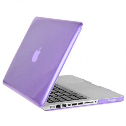 ENKAY pour Macbook Pro 15,4 pouces (version US) / A1286 Hat-Prince 3 en 1 cristal dur coque de protection en plastique avec clavier de protection et bouchon de poussière de port (violet) SE905P170-010