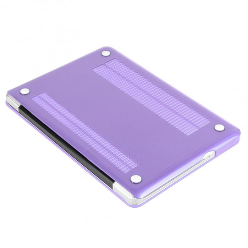 ENKAY pour Macbook Pro 15,4 pouces (version US) / A1286 Hat-Prince 3 en 1 cristal dur coque de protection en plastique avec clavier de protection et bouchon de poussière de port (violet) SE905P170-010