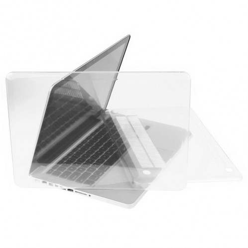 ENKAY pour Macbook Pro 15,4 pouces (US Version) / A1286 Chapeau-Prince 3 en 1 Crystal Hard Shell Boîtier de protection en plastique avec clavier de protection et bouchon de poussière Port (Blanc) SE905W381-010