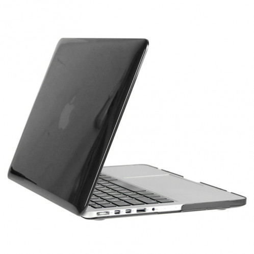 ENKAY pour Macbook Pro Retina 15,4 pouces (US Version) / A1398 Chapeau-Prince 3 en 1 Crystal Hard Shell Housse de protection en plastique avec clavier de garde et prise de poussière Port (Noir) SE906B412-010