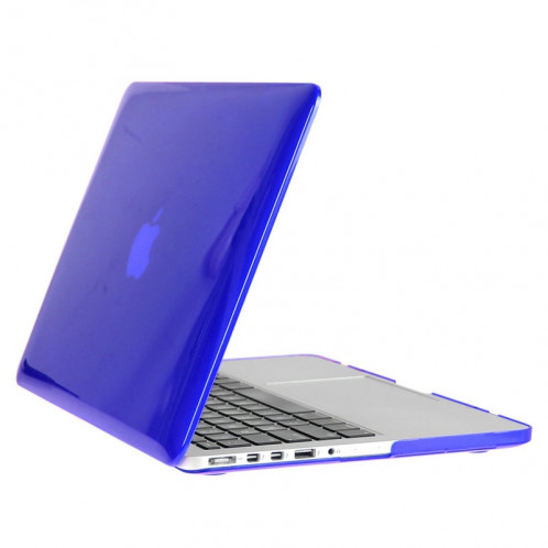 ENKAY pour Macbook Pro Retina 15,4 pouces (version US) / A1398 Hat-Prince 3 en 1 coque de protection en plastique dur avec protection de clavier et prise de poussière de port (bleu foncé) SE906D1319-010