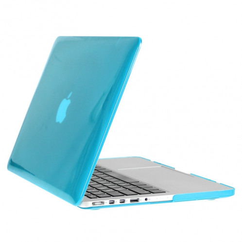 ENKAY pour Macbook Pro Retina 15,4 pouces (version US) / A1398 Hat-Prince 3 en 1 Crystal Hard Shell Housse de protection en plastique avec clavier de protection et prise de poussière de port (Bleu) SE906L1933-010