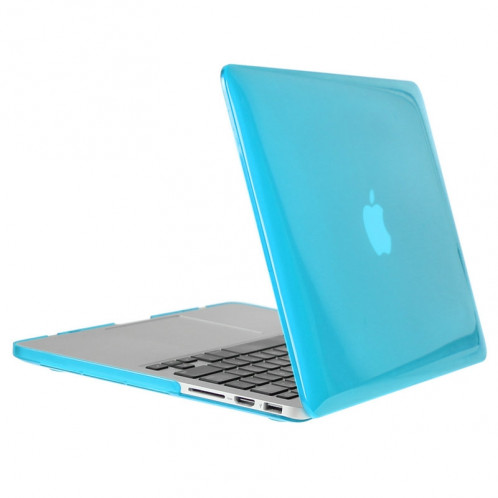 ENKAY pour Macbook Pro Retina 15,4 pouces (version US) / A1398 Hat-Prince 3 en 1 Crystal Hard Shell Housse de protection en plastique avec clavier de protection et prise de poussière de port (Bleu) SE906L1933-010