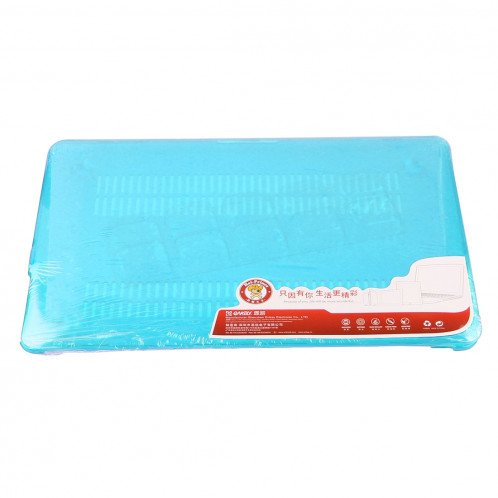 ENKAY pour Macbook Pro Retina 15,4 pouces (version US) / A1398 Hat-Prince 3 en 1 Crystal Hard Shell Housse de protection en plastique avec clavier de protection et prise de poussière de port (Bleu) SE906L1933-010