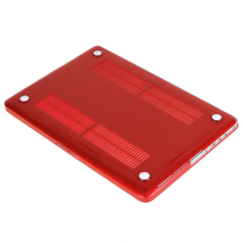 ENKAY pour Macbook Pro Retina 15,4 pouces (Version US) / A1398 Chapeau-Prince 3 en 1 Crystal Hard Shell Housse de protection en plastique avec clavier de protection et bouchon de poussière de port (Rouge) SE906R909-010