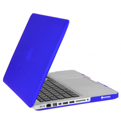 ENKAY pour Macbook Pro 13,3 pouces (Version US) / A1278 Hat-Prince 3 en 1 Coque de protection en plastique dur avec protection de clavier et prise de poussière de port (bleu foncé) SE907D1340-010