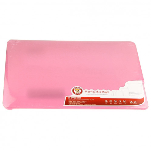 ENKAY pour Macbook Pro 13,3 pouces (version US) / A1278 Hat-Prince 3 en 1 Coque de protection en plastique dur avec protection de clavier et prise de poussière de port (rose) SE907F606-010