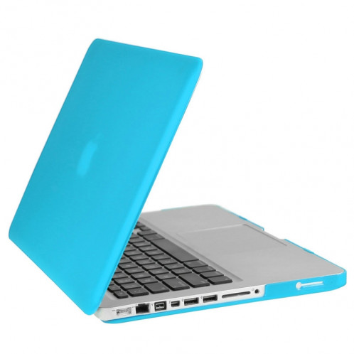 ENKAY pour Macbook Pro 13,3 pouces (Version US) / A1278 Hat-Prince 3 en 1 Coque de protection en plastique dur avec protection de clavier et prise de poussière de port (bleu) SE907L47-010