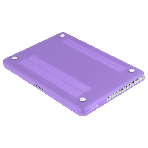 ENKAY pour Macbook Pro 13,3 pouces (version US) / A1278 Hat-Prince 3 en 1 Coque de protection en plastique dur avec protection de clavier et prise de poussière de port (violet) SE907P1034-010