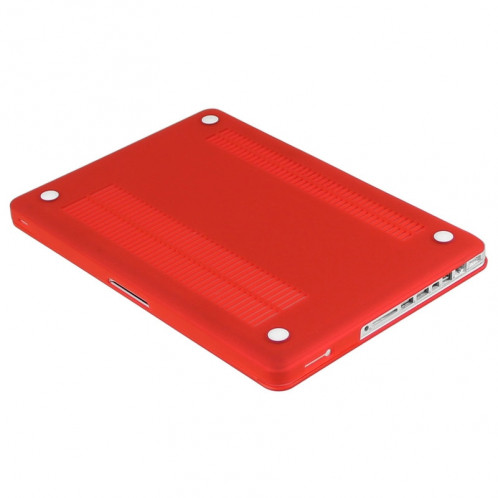 ENKAY pour Macbook Pro 13,3 pouces (Version US) / A1278 Hat-Prince 3 en 1 Coque de protection en plastique dur avec protection de clavier et prise de poussière de port (rouge) SE907R99-010