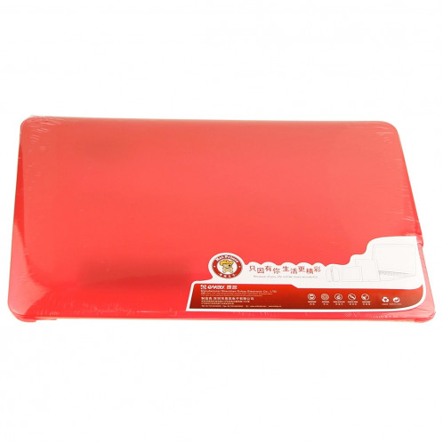ENKAY pour Macbook Pro Retina 13,3 pouces (version US) / A1425 / A1502 Hat-Prince 3 en 1 givré Hard Shell étui de protection en plastique avec clavier de protection et bouchon de poussière de port (rouge) SE908R1832-010