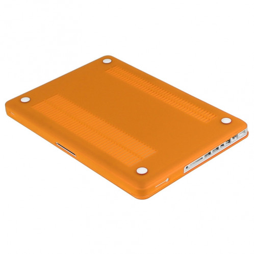 ENKAY pour Macbook Pro 15,4 pouces (Version US) / A1286 Hat-Prince 3 en 1 Coque de protection en plastique dur givré avec clavier de protection et prise de poussière de port (Orange) SE909E1789-010