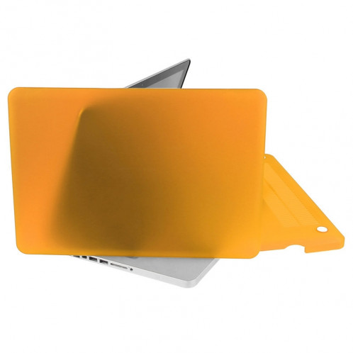 ENKAY pour Macbook Pro 15,4 pouces (Version US) / A1286 Hat-Prince 3 en 1 Coque de protection en plastique dur givré avec clavier de protection et prise de poussière de port (Orange) SE909E1789-010