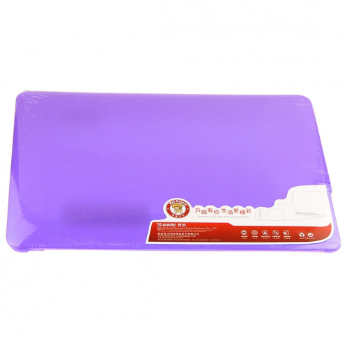 ENKAY pour Macbook Pro 15,4 pouces (version US) / A1286 Hat-Prince 3 en 1 Coque de protection en plastique dur avec protection de clavier et prise de poussière de port (violet) SE909P464-010