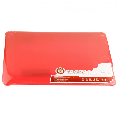 ENKAY pour Macbook Pro 15,4 pouces (Version US) / A1286 Hat-Prince 3 en 1 Coque de protection en plastique dur avec protection de clavier et prise de poussière de port (rouge) SE909R927-010