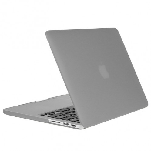 ENKAY pour Macbook Pro Retina 15,4 pouces (version US) / A1398 Hat-Prince 3 en 1 givré Hard Shell étui de protection en plastique avec Keyboard Guard & Port poussière Plug (Gris) SE910H312-010