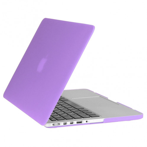 ENKAY pour Macbook Pro Retina 15,4 pouces (version US) / A1398 Hat-Prince 3 en 1 givré Hard Shell étui de protection en plastique avec clavier de protection et bouchon de poussière de port (violet) SE910P641-010