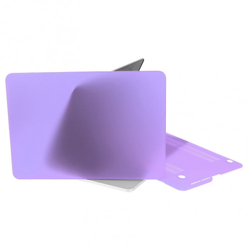 ENKAY pour Macbook Pro Retina 15,4 pouces (version US) / A1398 Hat-Prince 3 en 1 givré Hard Shell étui de protection en plastique avec clavier de protection et bouchon de poussière de port (violet) SE910P641-010