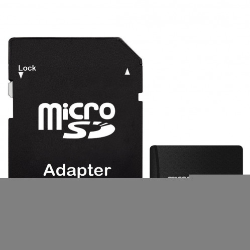 Carte mémoire Micro SD (TF) 16 bits à haute vitesse de classe 10 de Taiwan, écriture: 8mb / s, lecture: 12mb / s (capacité réelle de 100%) (noir) SH81331604-06