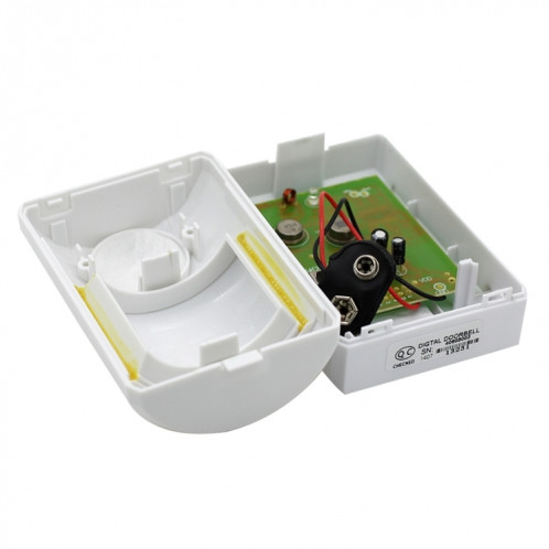 1 à 2 capteurs infrarouges PIR Détecteur d'alarme de sonnette sans fil pour la maison / bureau SH00241727-012