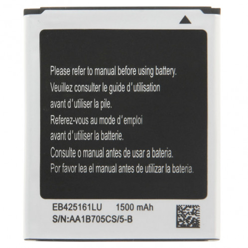 Batterie Li-ion rechargeable de 1500mAh pour Galaxy SIII mini / i8190 SH01881777-04