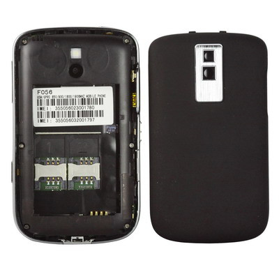 F056 Mobile Phone, Network: 2G, Bluetooth FM JAVA, Dual SIM, Quad Band(Black) SH12471100-07