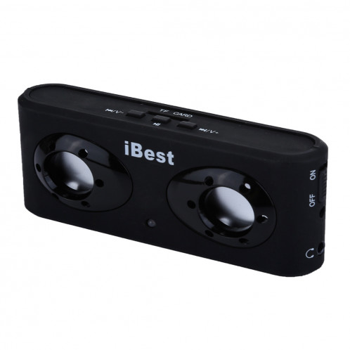 Haut-parleur portable rechargeable stéréo iBest (noir) SH03101347-05
