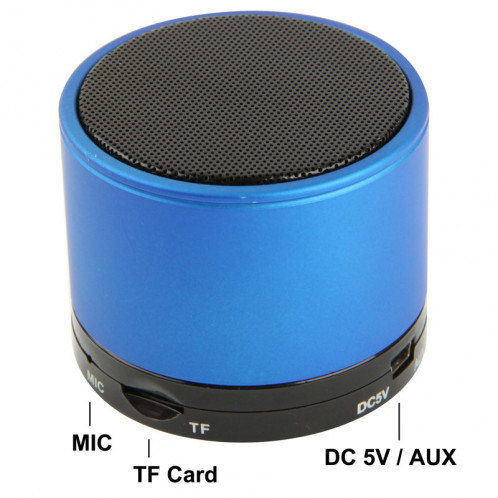 S10 Mini haut-parleur Bluetooth, batterie rechargeable intégrée, prise en charge de l'appel mains libres (bleu) SH61BE404-06