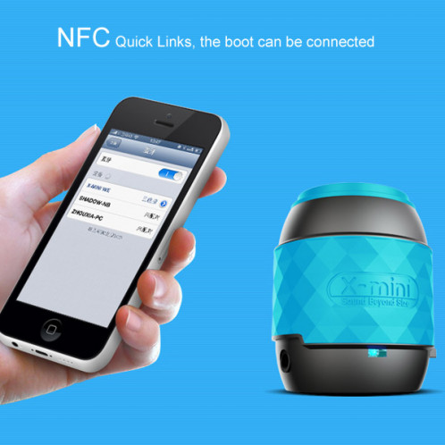 Haut-parleur stéréo Bluetooth portable mains libres et NFC (vert) SH202G1731-016