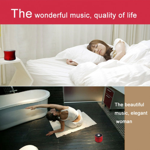 Haut-parleur portable A109 Bluetooth V2.0 Super Bass, prise en charge des appels mains libres, pour iPhone, Galaxy, Sony, Lenovo, HTC, Huawei, Google, LG, Xiaomi, autres smartphones et tous les périphériques Bluetooth SH208B1228-010