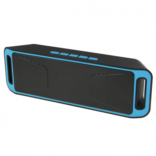 Haut-parleur de musique Bluetooth sans fil portable, prise en charge des téléphones mains libres et radio FM et carte TF, pour iPhone, Galaxy, Sony, Lenovo, HTC, Huawei, Google, LG, Xiaomi, autres smartphones (bleu) SH000L959-010