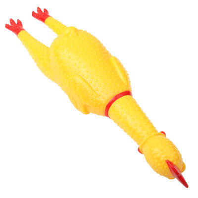 32cm Jouet Intéressant Soulagé Du Stress Poule Criante Criant Soulagement Du Poulet Squeezed Gift SH02051613-03