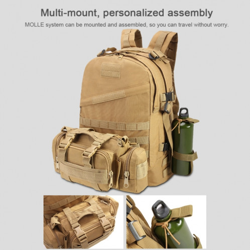 3D Field Outdoor Molle Rucksack Backpack Sac de randonnée de camping SH5801376-011