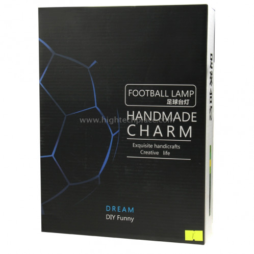 Bricolage USB Lampadaire de football Lampe de nuit à la main / Lampe de bureau Lampe de chevet colorée (Blanc) SB07208-014