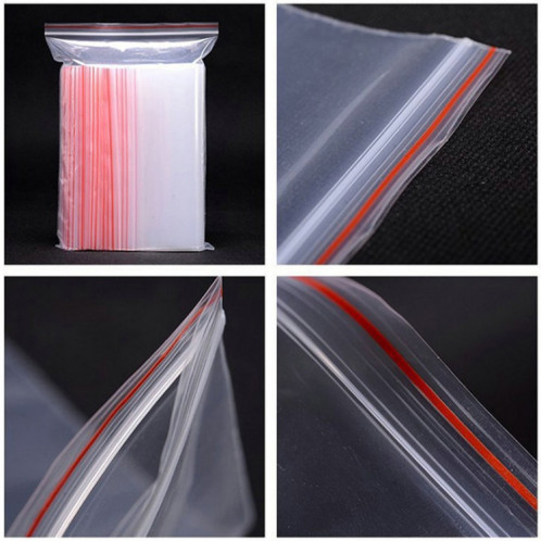 100pcs joint auto-adhésif sacs en plastique de haute qualité (12x18cm) (transparent) SH00091499-06