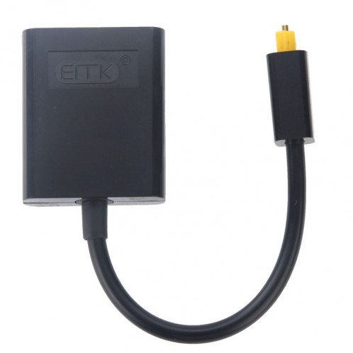 Diviseur audio numérique fibre optique Toslink 1 à 2 adaptateur de câble pour lecteur DVD (noir) SH085B895-06