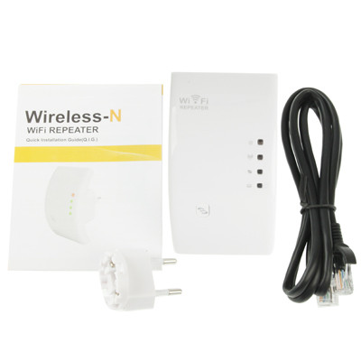 Expanseur de plage de répéteur WIFI 802.11n sans fil N 300Mbps (WS-WN518W2) (blanc) SH01861950-07