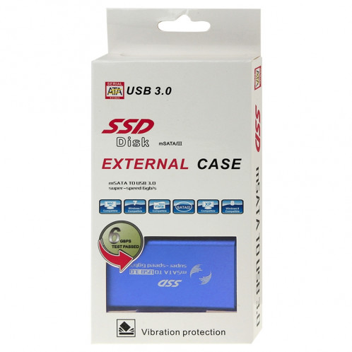 Disque dur SSD 6 Go / s SSD à disque dur USB 3.0 (Bleu) S6244L1495-010