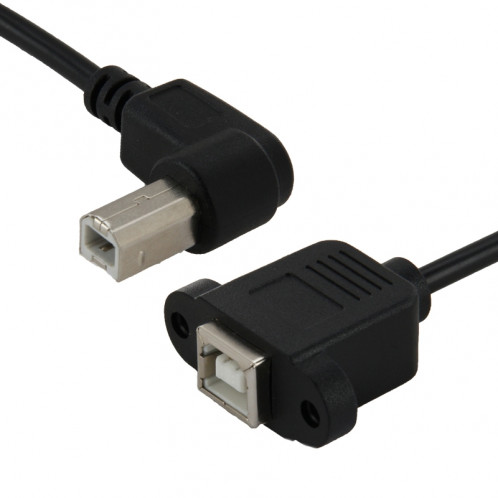 Câble d'extension USB 2.0 type B vers imprimante / scanner pour HP, Dell, Epson, longueur: 50 cm (noir) SC288B230-03
